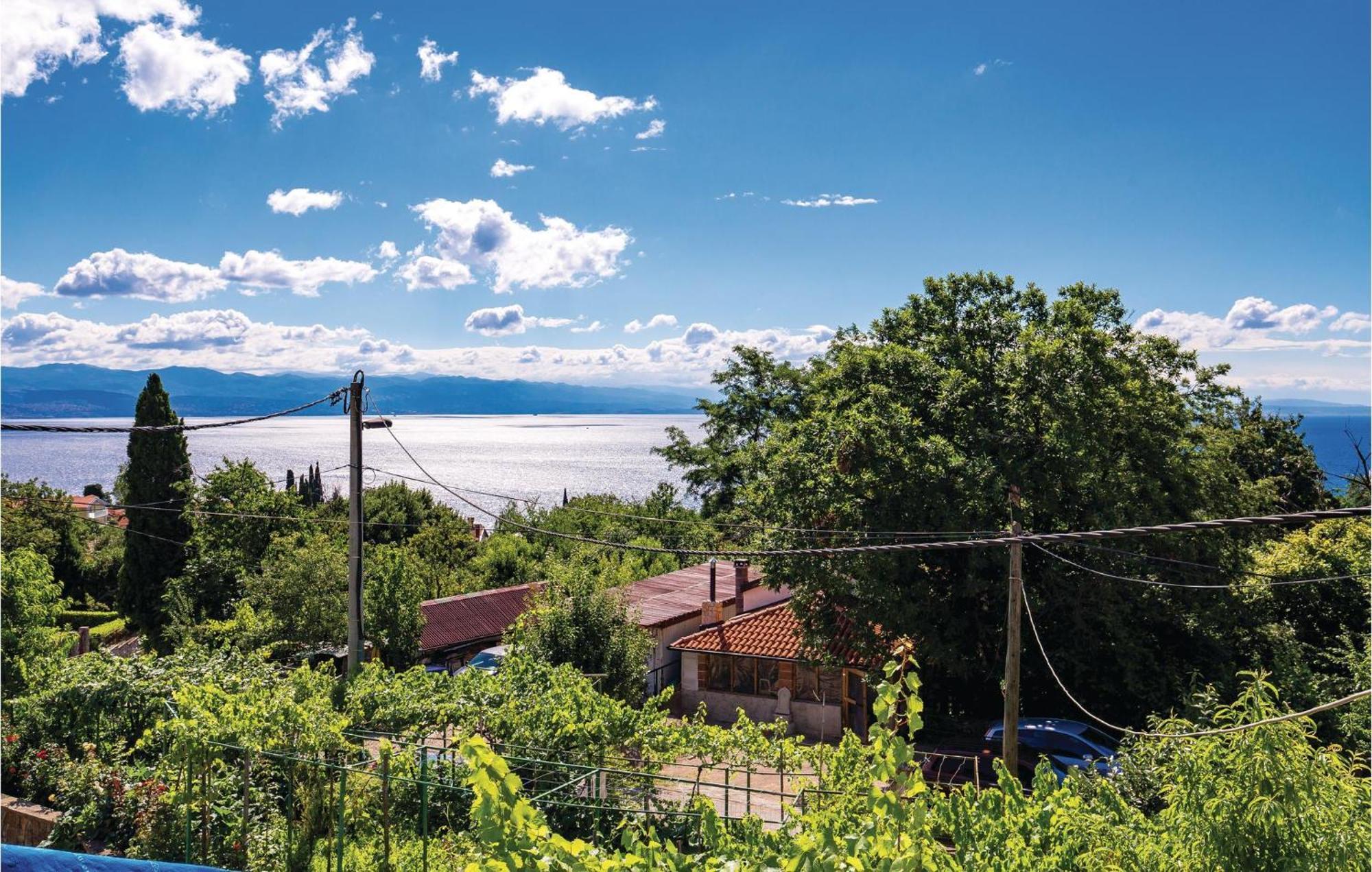 Awesome Apartment In Lovran With House Sea View Kültér fotó